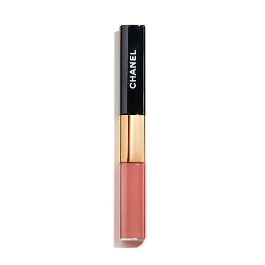 LABIAL LE ROUGE DUO ULTRA TENUE 69 TENDER BEIGE - CHANEL - Adrissa Beauty - Maquillaje
