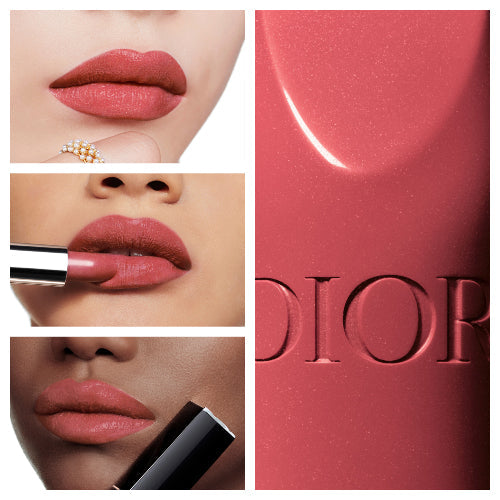 LABIAL ROUGE SOIN FLORAL 525 CHERIE SATIN - DIOR - Adrissa Beauty - Maquillaje