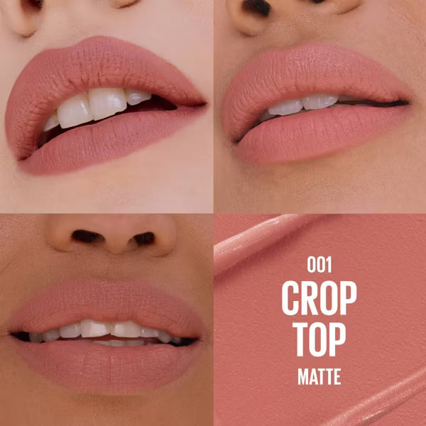 LABIAL SERUM HIDRATANTE MATTE 001 CROPT TOP - MAYBELLINE - Adrissa Beauty - Maquillaje