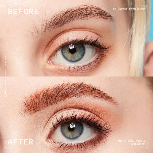 LAPIZ CEJAS MICRO BROW AUBURN - NYX - Adrissa Beauty - Maquillaje