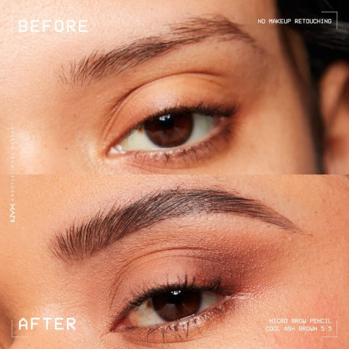 LAPIZ CEJAS MICRO BROW COOL ASH BROWN - NYX - Adrissa Beauty - Maquillaje