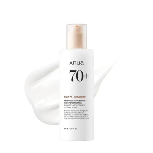LECHE HIDRATANTE RICE 70 CERAMIDE 150ML - ANUA - Adrissa Beauty - Cuidado de la piel