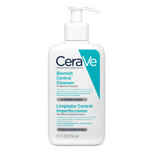 LIMPIADOR FACIAL BLEMISH CONTROL 236ML - CERAVE - Adrissa Beauty - Cuidado de la piel