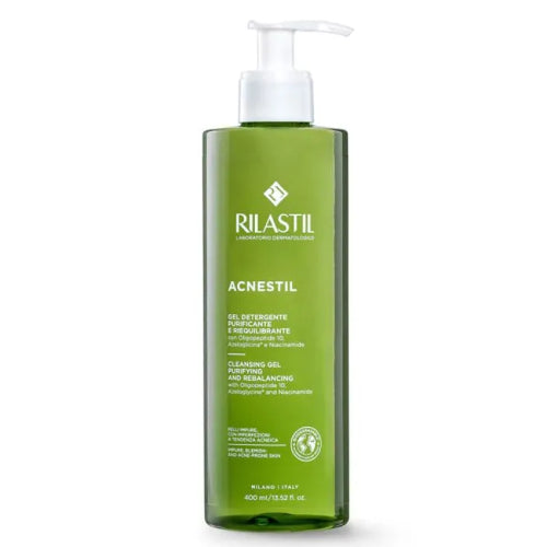 LIMPIADOR FACIAL GEL ACNESTIL 400ML - RILASTIL - Adrissa Beauty - Cuidado de la piel