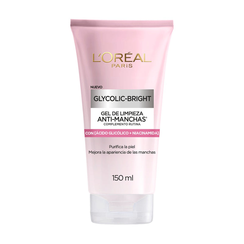 LIMPIADOR FACIAL GLYCOLIC BRIGHT 150ML - LOREAL - Adrissa Beauty - Cuidado de la piel