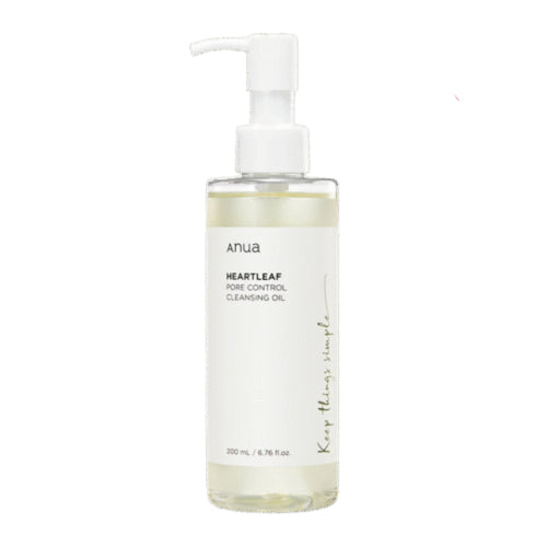 LIMPIADOR FACIAL OIL HEARTLEAF PORE CONTROL 200ML - ANUA - Adrissa Beauty - Cuidado de la piel