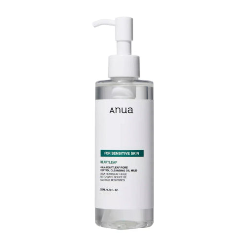 LIMPIADOR FACIAL OIL HEARTLEAF PORE CONTROL MILD 200ML - ANUA - Adrissa Beauty - Cuidado de la piel