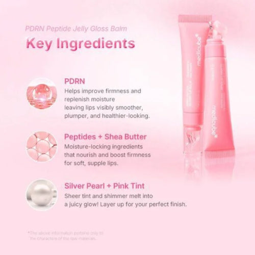 LIP BALM GLOSSY PDRN PEPTIDE - MEDICUBE - Adrissa Beauty - Cuidado labial