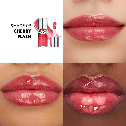LIP OIL GLOSS YSL LOVESHINE 9 CHERRY FLASH - YVES SAINT LAURENT - Adrissa Beauty - Maquillaje