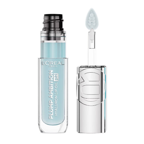 LIP OIL PLUMP HYALURON PH 010 PH CRISTAL ICE - LOREAL - Adrissa Beauty - Maquillaje