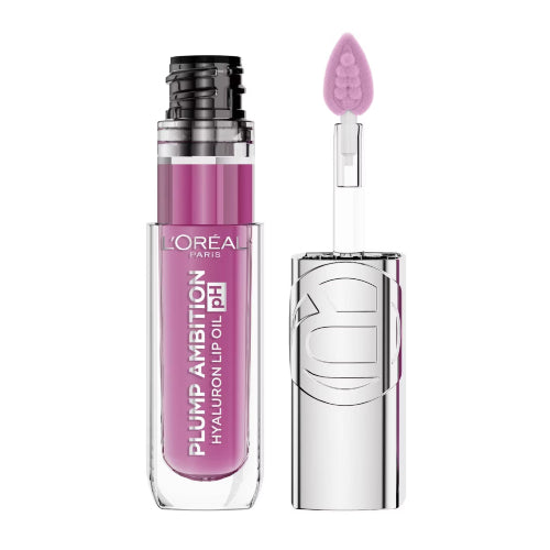 LIP OIL PLUMP HYALURON PH 050 PH LILAC - LOREAL - Adrissa Beauty - Maquillaje