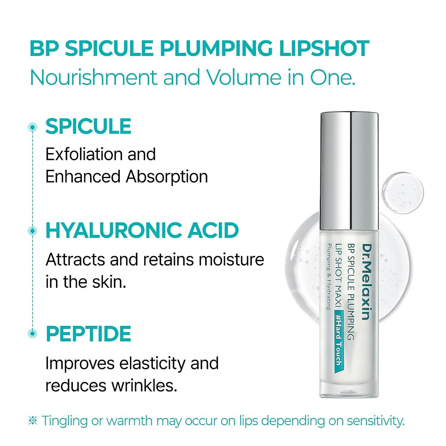 LIP PLUMPLING SHOT BP SPICULE MAXI 4ML - DR MELAXIN - Adrissa Beauty - Cuidado labial