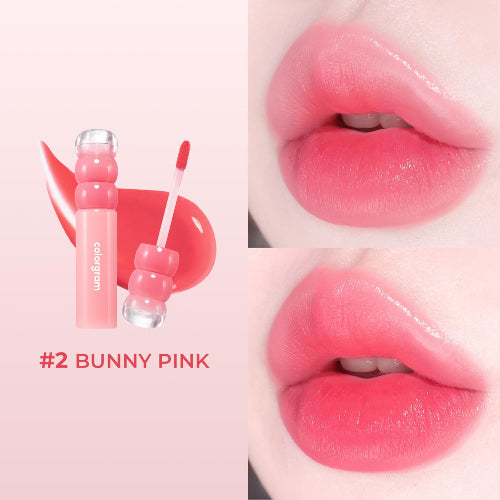 LIP TINT FRUITY WATER 02 BUNNY PINK - COLOGRAM - Adrissa Beauty - Maquillaje