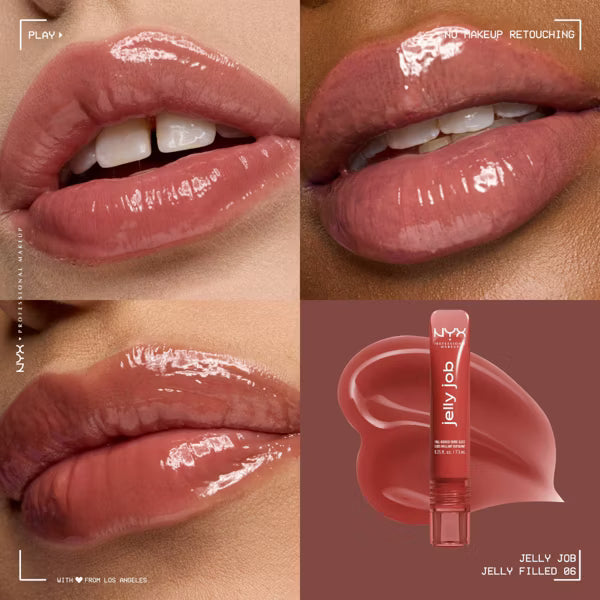 LIP JELLY JOB JELLY FILLED - NYX - Adrissa Beauty - Maquillaje de labios