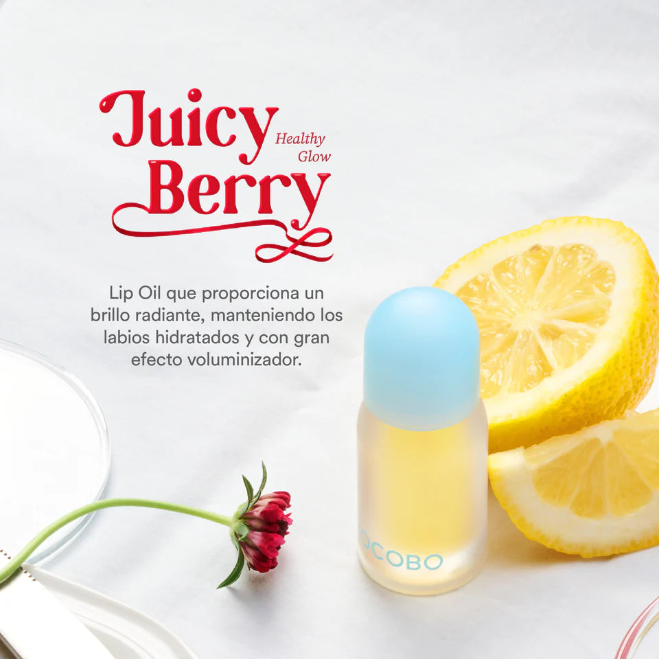LIP OIL PLUMPING JUICY BERRY 11 HONEY LEMON - TOCOBO - Adrissa Beauty - Maquillaje