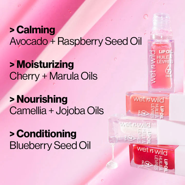 LIP OIL ULTRA HYDRATING FUZZY PILLOW - WET N WILD - Adrissa Beauty - Maquillaje
