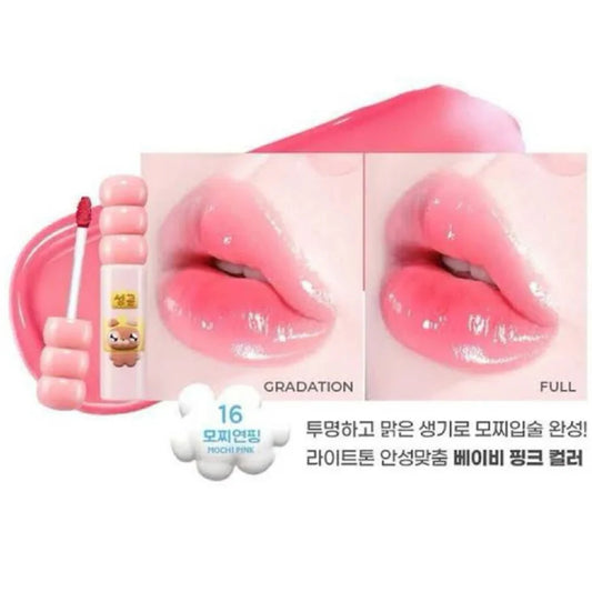 LIP TINT FRUITY GLASS 16 MOCHI PINK - COLOGRAM - Adrissa Beauty - maquiilaje