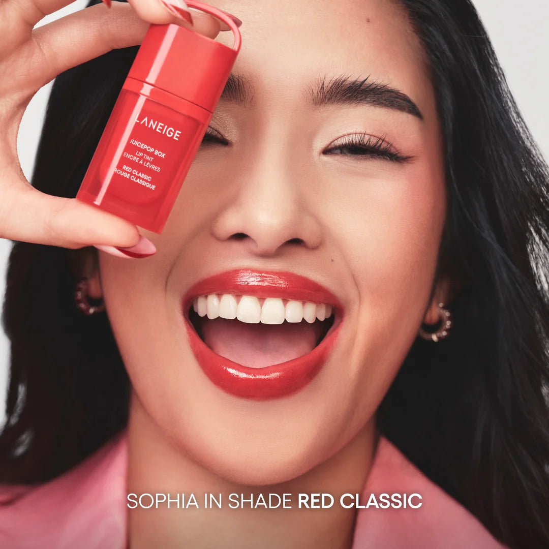 LIP TINT JUICYPOP BOX RED CLASSIC - LANEIGE - Adrissa Beauty - Maquillaje