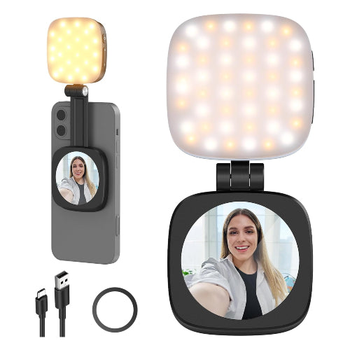 LUZ CUADRADA MAGSAFE ESPEJO