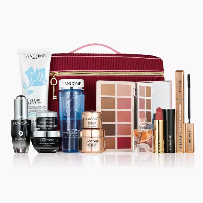 MALETIN LANCOME HOLIDAY 2026 BEAUTY BOX 10PZAS - LANCOME - Adrissa Beauty - Maquillaje