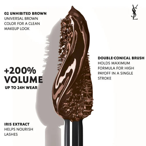 MASCARA CASH LASH VOLUME EXTREME 2 UNINHIBITED BROWN