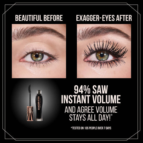 MASCARA PESTA�AS EXAGGER EYES VOLUME BLACK