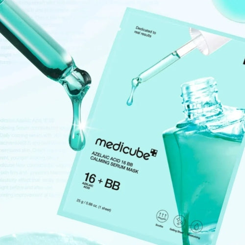 MASCARILLA AZELAIC ACID 16 CALMING 1 SHEET - MEDICUBE - Adrissa Beauty - Cuidado de la piel