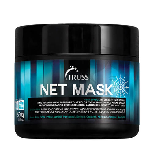 MASCARILLA CAPILAR NET MASK REPARACION INTELIGENTE 550GR - TRUSS - Adrissa Beauty - Cuidado capilar