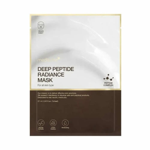 MASCARILLA DEEP PEPTIDE RADIANCE 1 SHEET - MEDICUBE - Adrissa Beauty - Cuidado de la piel