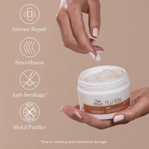 MASCARILLA FUSION INTENSE REPAIR 150ML - WELLA - Adrissa Beauty - Cuidado capilar