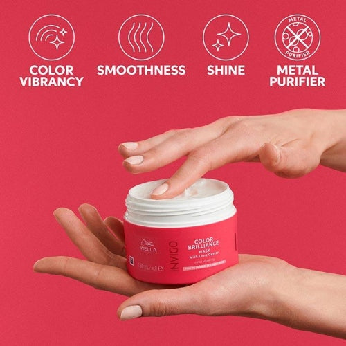 MASCARILLA INVIGO COLOR BRILLIANCE 150ML - WELLA - Adrissa Beauty - Cuidado capilar