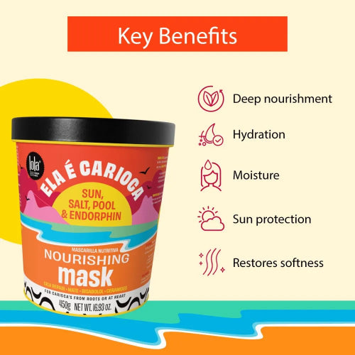 MASCARILLA NOURISHING ELA E CARIOCA 450GR - LOLA FROM RIO - Adrissa Beauty - Cuidado capilar