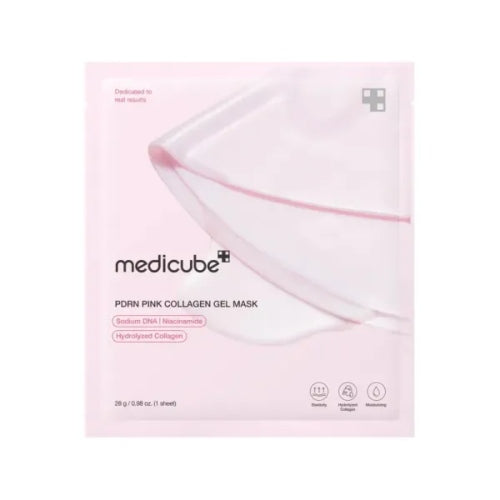 MASCARILLA PDRN PINK COLLAGEN GEL 1 SHEET - MEDICUBE - Adrissa Beauty - Cuidado de la piel