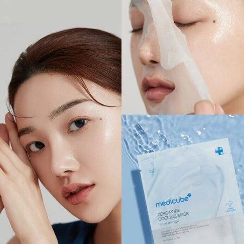 MASCARILLA ZERO PORE COOLING MASK 1 SHEET - MEDICUBE - Adrissa Beauty - Cuidado de la piel