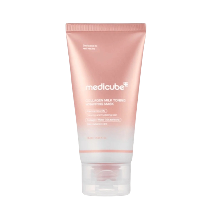 MASCARILLA COLLAGEN MILK TONING WRAPPING 75ML - MEDICUBE - Adrissa Beauty - Cuidado de la piel