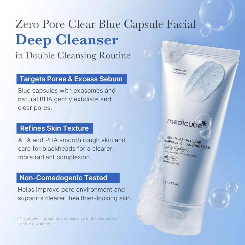 LIMPIADOR ZERO PORE SA CLEAR CAPSULE FOAM 120GR
