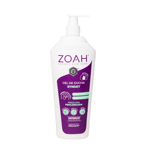 GEL DUCHA SYNDET ACLARANTE 400ML - ZOAH - Adrissa Beauty - Cuidado de la piel