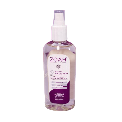 TONICO FACIAL BRUMA ACLARANTE 200ML - ZOAH - Adrissa Beauty - Cuidado de la piel