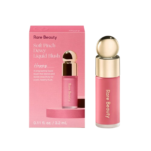 MINI RUBOR DEWY LIQUID HAPPY 3.2ML - RARE BEAUTY - Adrissa Beauty - maquillaje