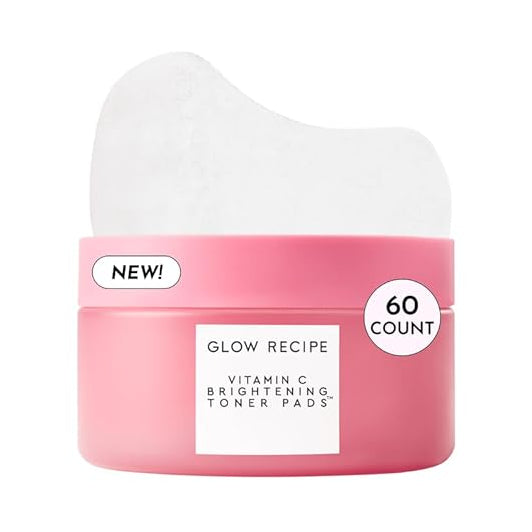 PADS VITAMIN C BRIGHTENING TONER 60UNDS - GLOW RECIPE - Adrissa Beauty - Cuidado de la piel
