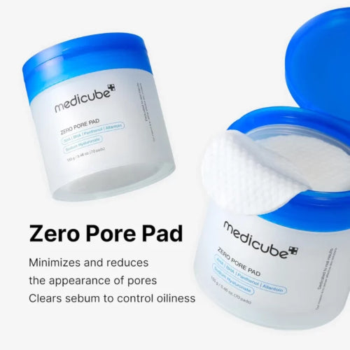 PADS ZERO PODE AHA BHA 70PADS - MEDICUBE - Adrissa Beauty - Cuidado de la piel