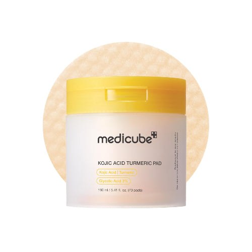 PADS KOJIC ACID TURMERIC NIACINAMIDE 5 70PADS - MEDICUBE - Adrissa Beauty - Cuidado de la piel