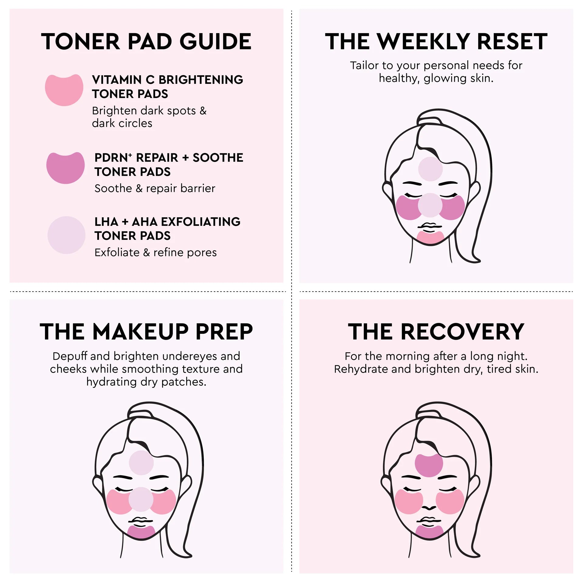 PADS VITAMIN C BRIGHTENING TONER 60UNDS - GLOW RECIPE - Adrissa Beauty - Cuidado de la piel