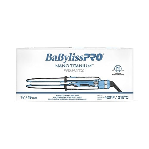 PLANCHA 3/4 PULGADA MINI PRIMA 2000 - BABYLISS - Adrissa Beauty - 