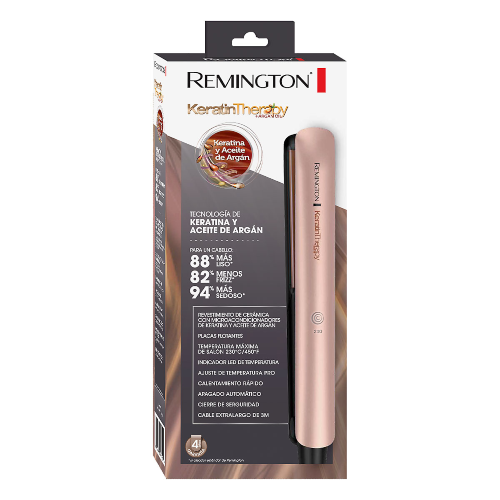 PLANCHA KERATIN THERAPY 450F - REMINGTON - Adrissa Beauty - 