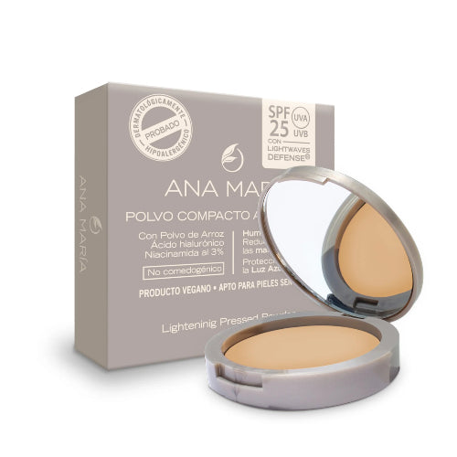 POLVO COMPACTO ACLARANTE SPF20 AVELLANA