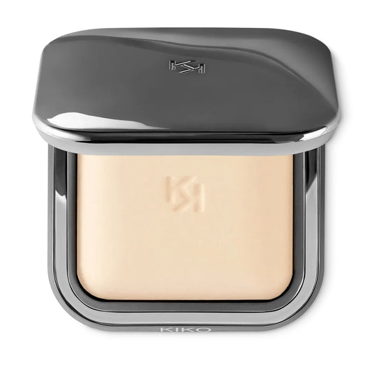 POLVO COMPACTO BAKED RADIANT 01 IVORY - KIKO MILANO - Adrissa Beauty - Maquillaje