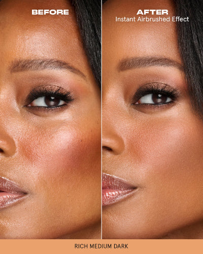 POLVO COMPACTO BOUCLE SILK AIRBRUSHED RICH MEDIUM DARK 8GR - ONE SIZE - Adrissa Beauty - Maquillaje