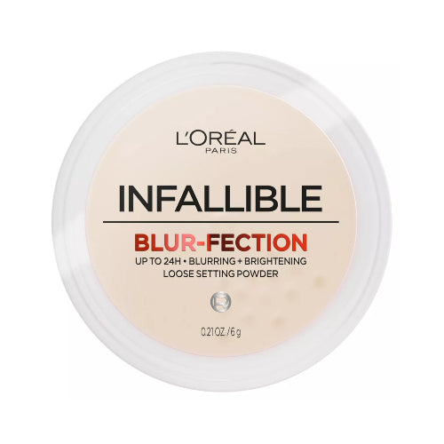 POLVO SUELTO INFALLIBLE BLUR FECTION 20 TRANSLUCENT LIGHT - LOREAL - Adrissa Beauty - Maquillaje