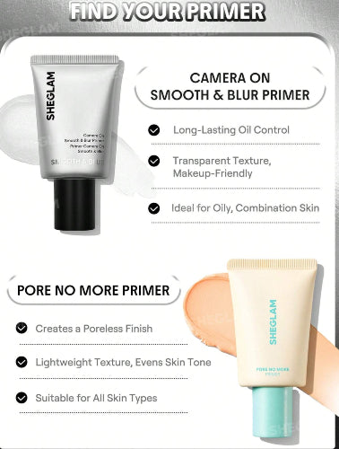 PRIMER SMOOTH BLUR SHINE KILLER 30GR - SHEGLAM - Adrissa Beauty - Maquillaje